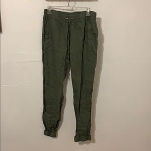 Linen joggers